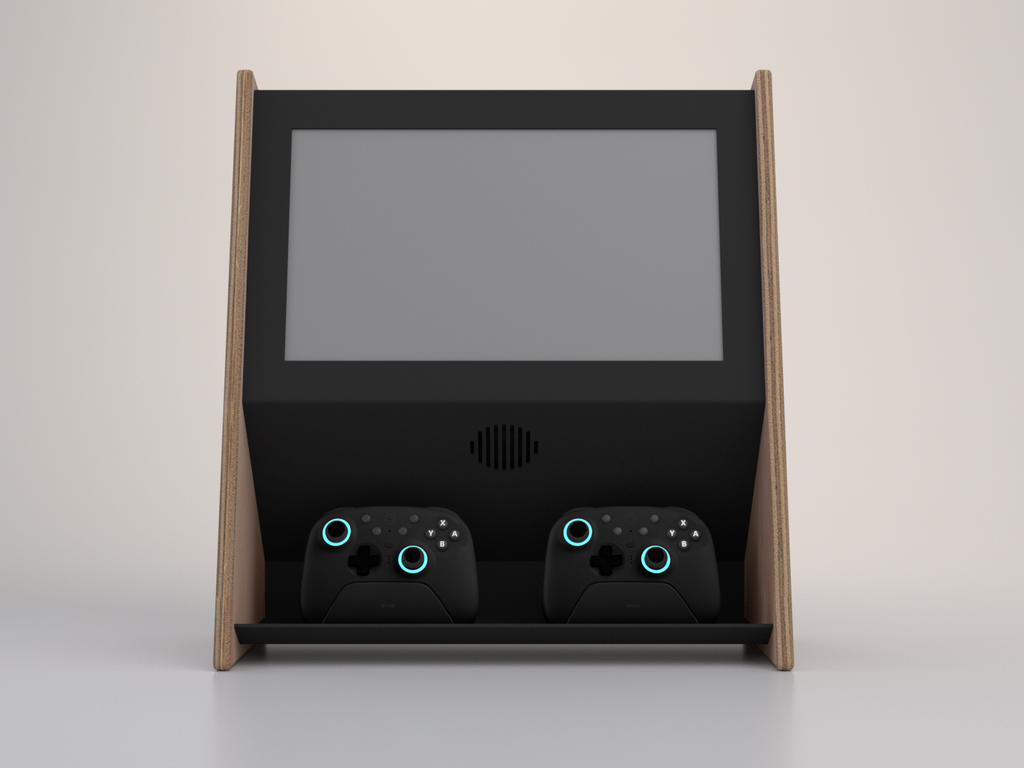Umbrella Mini countertop arcade - setup